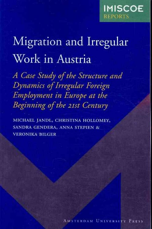 Produktbild: Jandl, M: Migration and Irregular Work in Austria