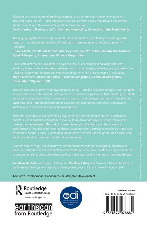 Produktbild: Tourism and Poverty Reduction