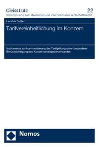 Produktbild: Tarifvereinheitlichung im Konzern