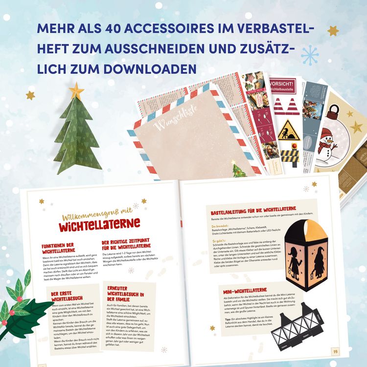 Produktbild: Das ultimative Wichtelideen-Buch. Wichtelaktionen, Streiche & Zauberei f&uuml;r jeden Tag.