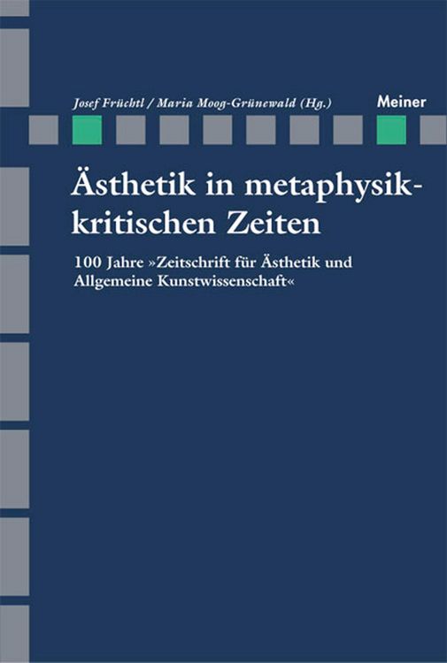 Produktbild: &Auml;sthetik in metaphysikkritischen Zeiten