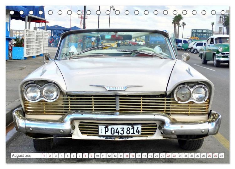 Produktbild: BEST OF PLYMOUTH - Schlachtschiffe auf R&auml;dern (Tischkalender 2026 DIN A5 quer), CALVENDO Monatskalender