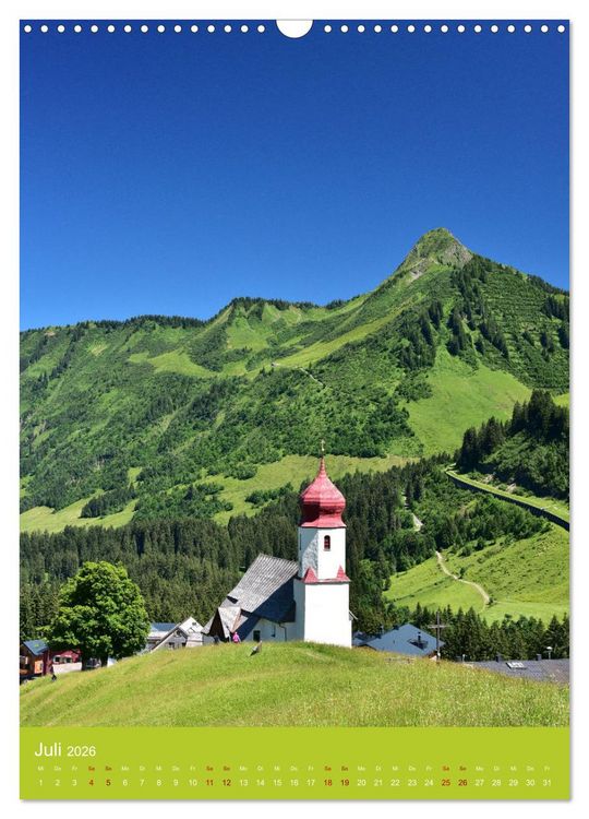 Produktbild: Malerische Kirchen und Kapellen (Wandkalender 2026 DIN A3 hoch), CALVENDO Monatskalender