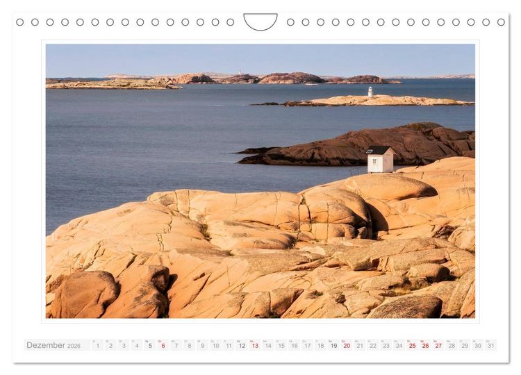 Produktbild: Bohusl&auml;n. Lysekil - Fiskeb&auml;ckskil - Grundsund (Wandkalender 2026 DIN A4 quer), CALVENDO Monatskalender