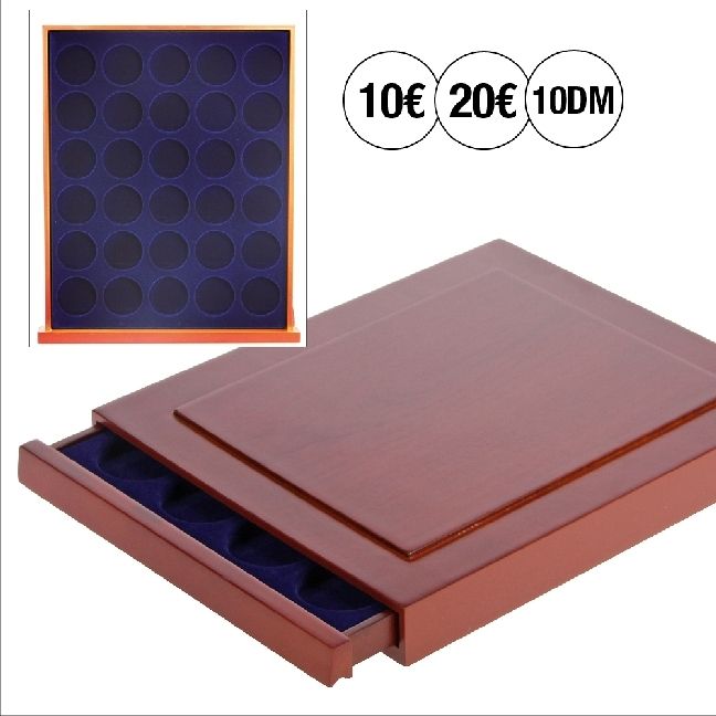 Produktbild: M&uuml;nzenbox NOVA Exquisite, f&uuml;r 30 St. M&uuml;nzen Format 10 Euro oder 20 Euro