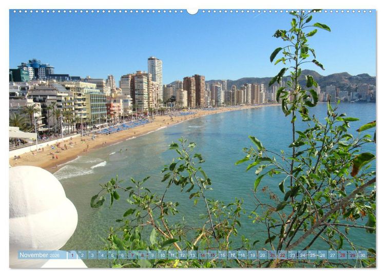 Produktbild: Alicante - Benidorm - Calp (hochwertiger Premium Wandkalender 2026 DIN A2 quer), Kunstdruck in Hochglanz