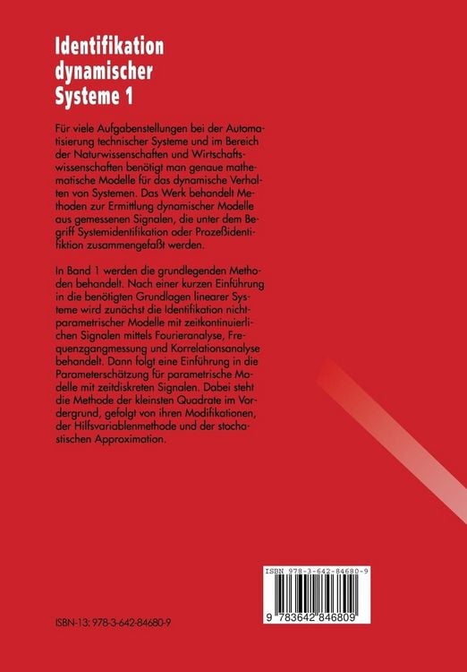 Produktbild: Identifikation dynamischer Systeme 1