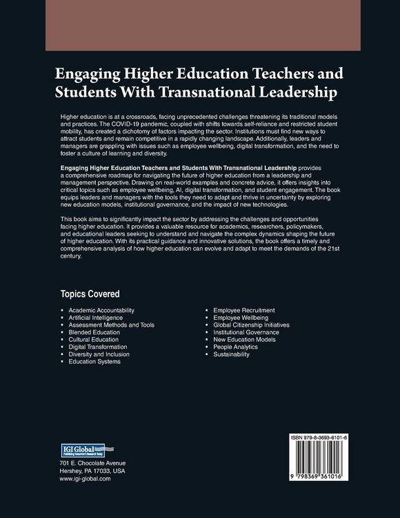 Produktbild: Engaging Higher Education Teachers and Students With Transnational Leadership