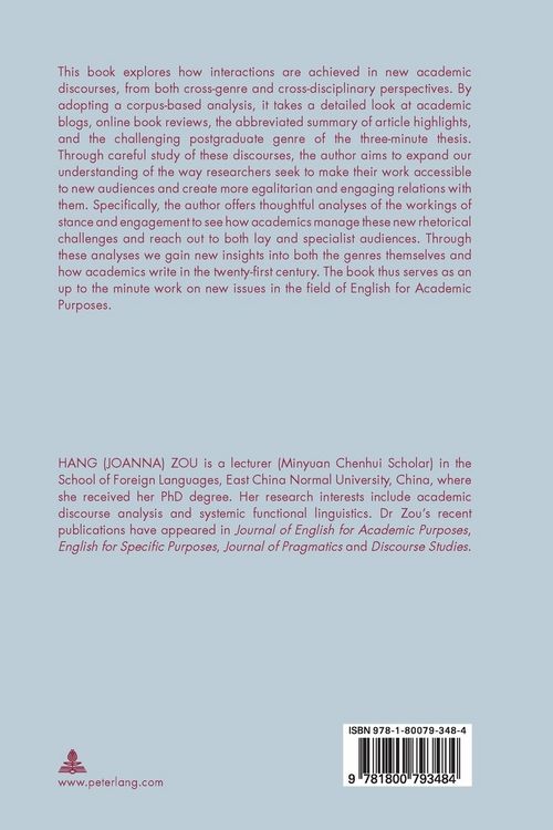 Produktbild: Interactions in New Academic Discourses