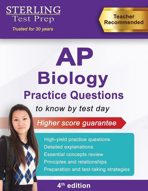 Produktbild: Sterling Test Prep AP Biology Practice Questions