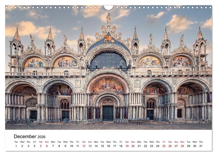 Produktbild: Beautiful Venice (Wall Calendar 2026 DIN A3 landscape), CALVENDO 12 Month Wall Calendar