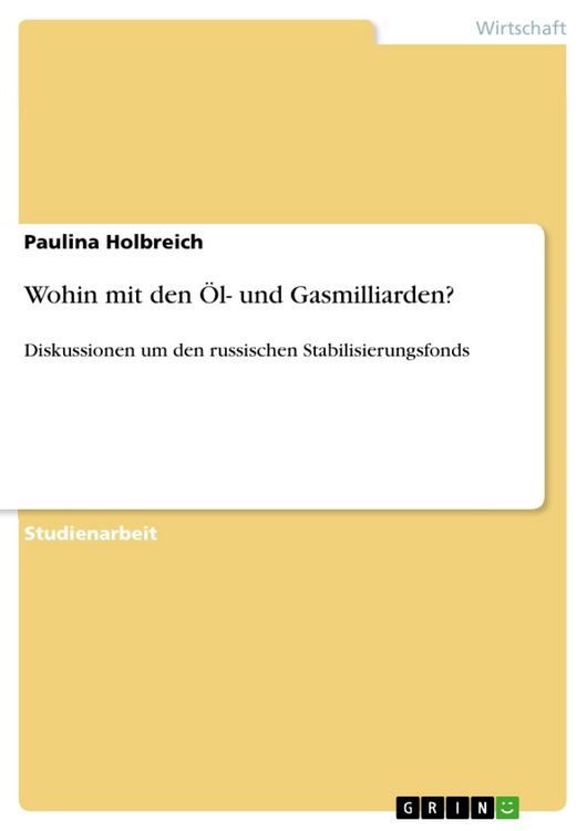 Produktbild: Wohin mit den &Ouml;l- und Gasmilliarden?