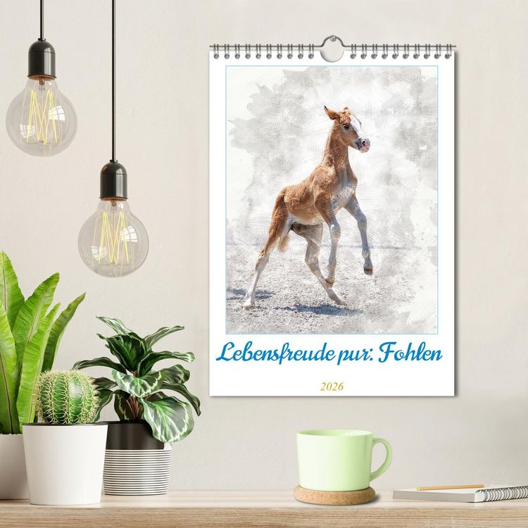 Produktbild: Lebensfreude pur: Fohlen (Wandkalender 2026 DIN A4 hoch), CALVENDO Monatskalender