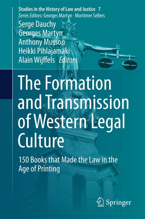 Produktbild: The Formation and Transmission of Western Legal Culture