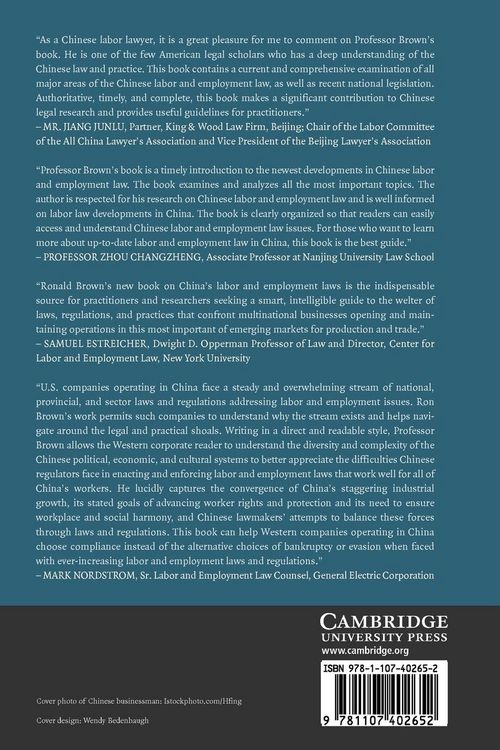 Produktbild: Understanding Labor and Employment Law in China