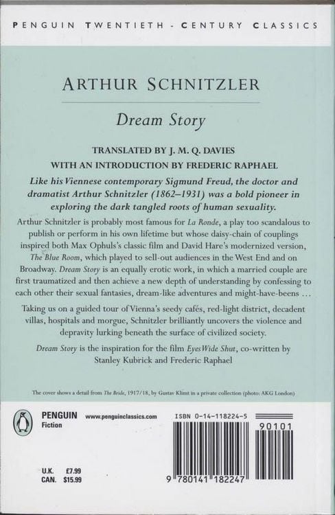 Produktbild: Schnitzler, A: Dream Story