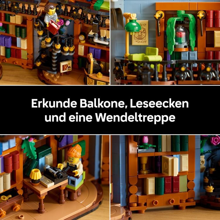 Produktbild: LEGO Icons Buchladen: Buchst&uuml;tze Modellbausatz f&uuml;r Erwachsene 11379