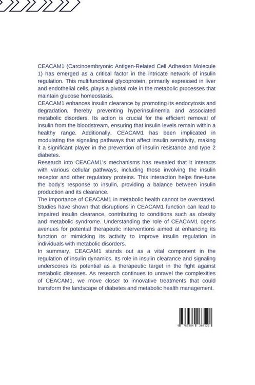 Produktbild: Unveiling CEACAM1: A Key Player in Insulin Clearance and Regulation