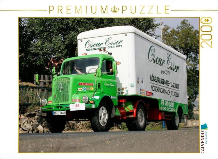 Produktbild: CALVENDO Puzzle Ein Motiv aus dem Kalender Klassische Lastkraftwagen | 2000 Teile Lege-Gr&ouml;&szlig;e 90x67cm Foto-Puzzle f&uuml;r gl&uuml;ckliche Stunden