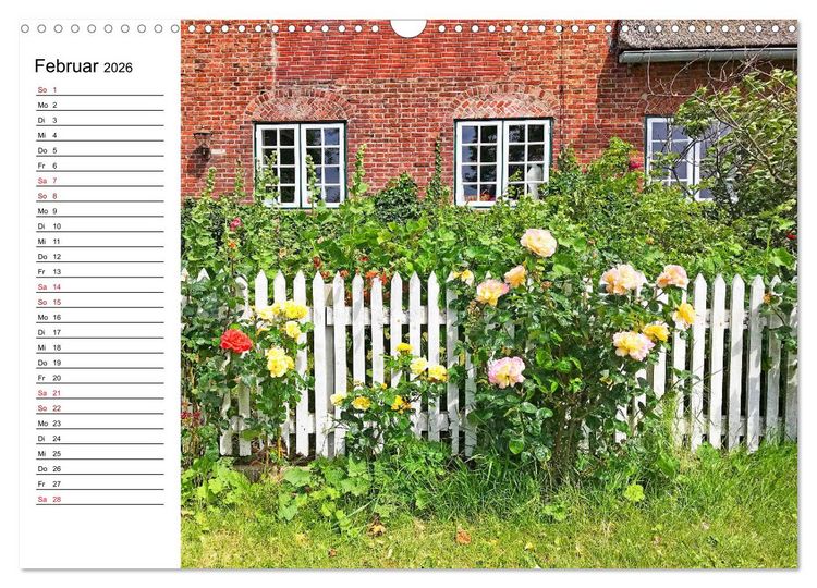 Produktbild: Hallig Hooge - Romantik Pur (Wandkalender 2026 DIN A3 quer), CALVENDO Monatskalender