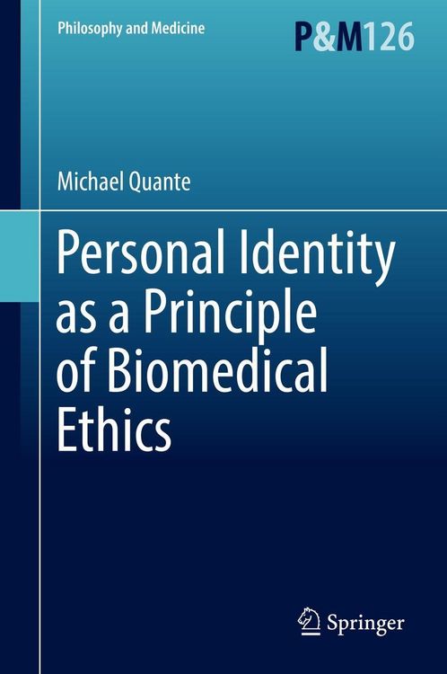 Produktbild: Personal Identity as a Principle of Biomedical Ethics