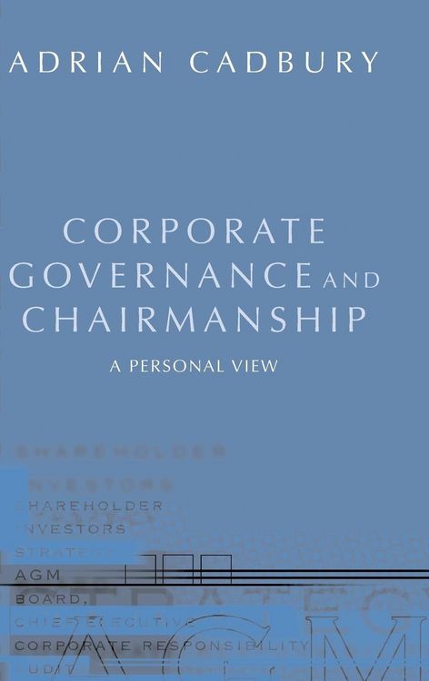 Produktbild: Corporate Governance and Chairmanship