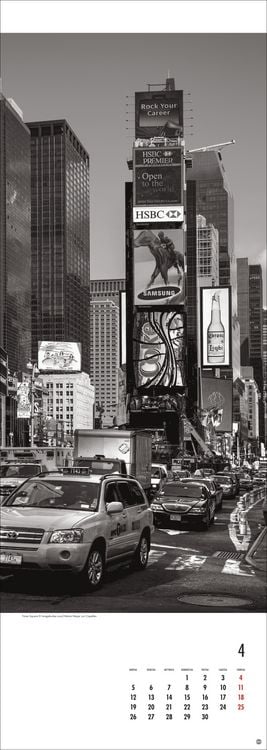 Produktbild: New York Vertical Kalender 2027