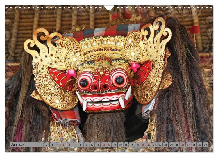 Produktbild: Bali - Tempelw&auml;chter und D&auml;monen (Wandkalender 2027 DIN A3 quer), CALVENDO Monatskalender