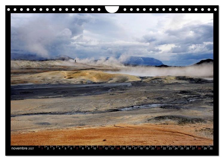 Produktbild: Balade en Islande (Calendrier mural 2027 DIN A4 vertical), CALVENDO calendrier mensuel