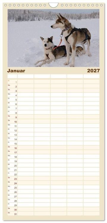 Produktbild: Familienplaner 2027 - Heimat der Samen mit 5 Spalten (Wandkalender, 21 x 45 cm) CALVENDO