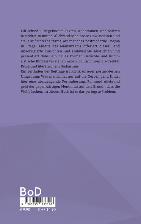 Produktbild: Das Lachen der W&ouml;lfe
