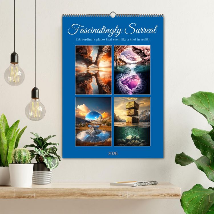 Produktbild: Fascinatingly Surreal (Wall Calendar 2026 DIN A2 portrait), CALVENDO 12 Month Wall Calendar