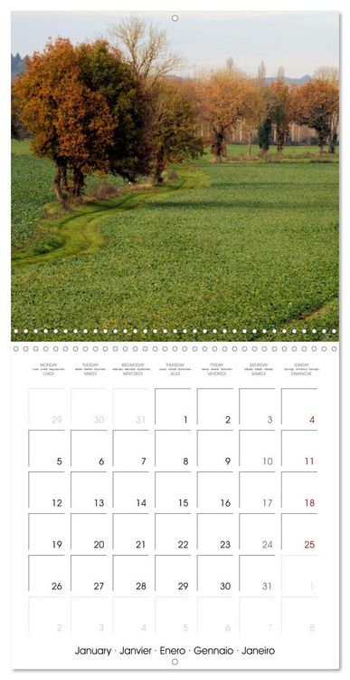 Produktbild: Les couleurs de la Vienne (Calendrier mural carr&eacute; 2026 30x30 cm) Calendrier double avec une page pour vos prises de notes