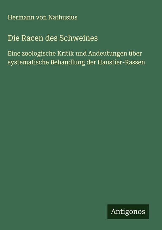 Produktbild: Die Racen des Schweines