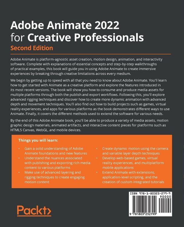 Produktbild: Adobe Animate 2022 for Creative Professionals - Second Edition
