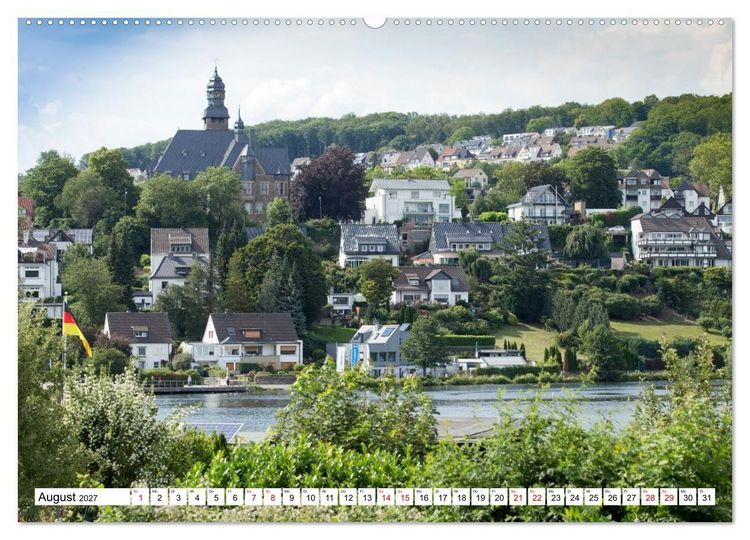 Produktbild: Ruhrtal mit Lennetal - Radland Deutschland (Wandkalender 2027 DIN A2 quer), CALVENDO Monatskalender