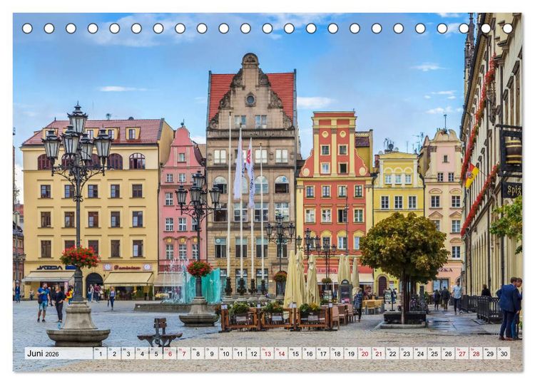 Produktbild: NIEDERSCHLESIEN Sommerliche Impressionen (Tischkalender 2026 DIN A5 quer), CALVENDO Monatskalender