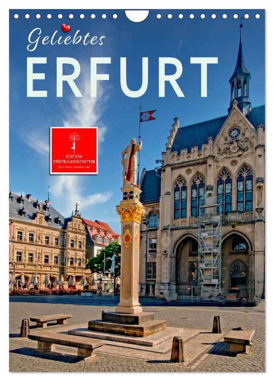 Produktbild: Geliebtes Erfurt (Wandkalender 2026 DIN A4 hoch), CALVENDO Monatskalender