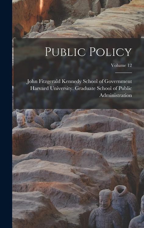 Produktbild: Public Policy; Volume 12