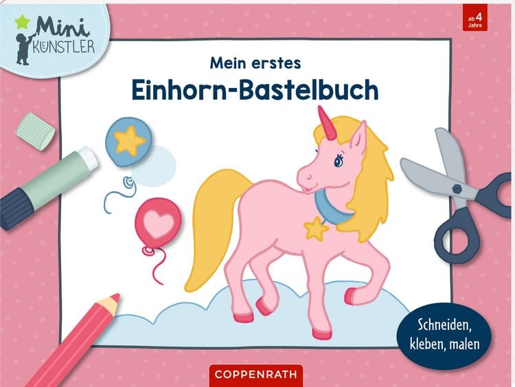Produktbild: Mein erstes Einhorn-Bastelbuch