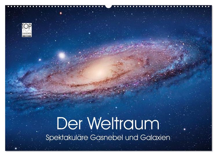 Produktbild: Der Weltraum. Spektakul&auml;re Gasnebel und Galaxien (Wandkalender 2026 DIN A2 quer), CALVENDO Monatskalender