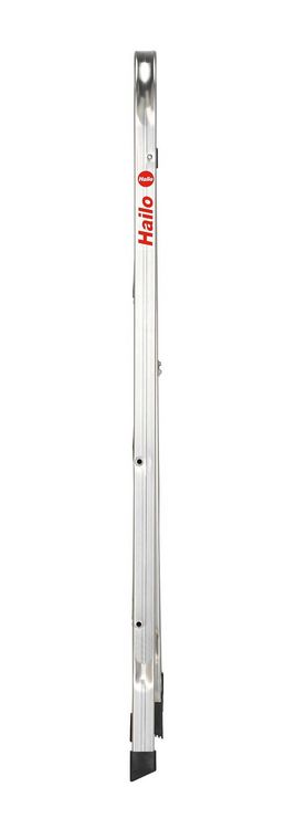Produktbild: Hailo K70 4392-801 Aluminium Klapptritt klappbar Arbeitsh&ouml;he (max.): 2.25 m Silber, Schwarz 3.3 kg
