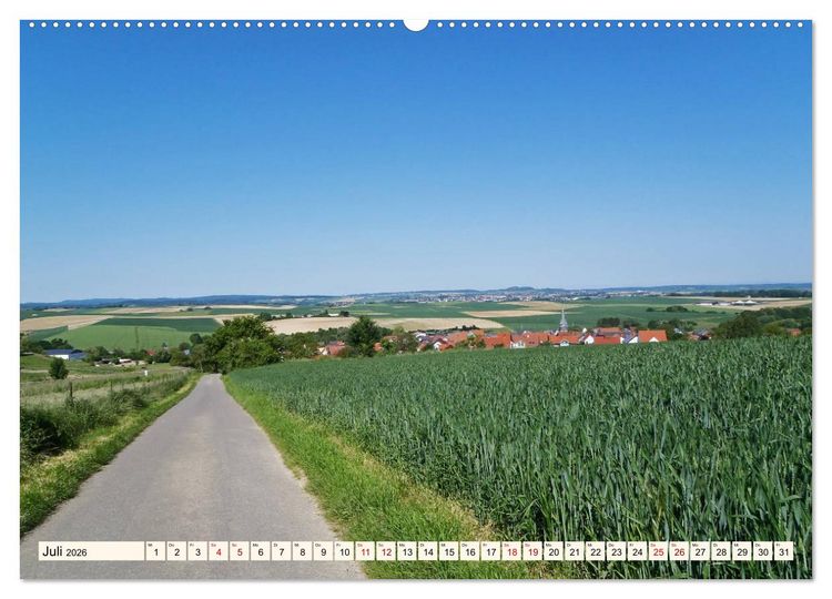 Produktbild: Viele Wege - ein Ziel Wandern im Odenwald (Wandkalender 2026 DIN A2 quer), CALVENDO Monatskalender