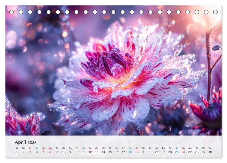 Produktbild: Florale Kompositionen (Tischkalender 2026 DIN A5 quer), CALVENDO Monatskalender