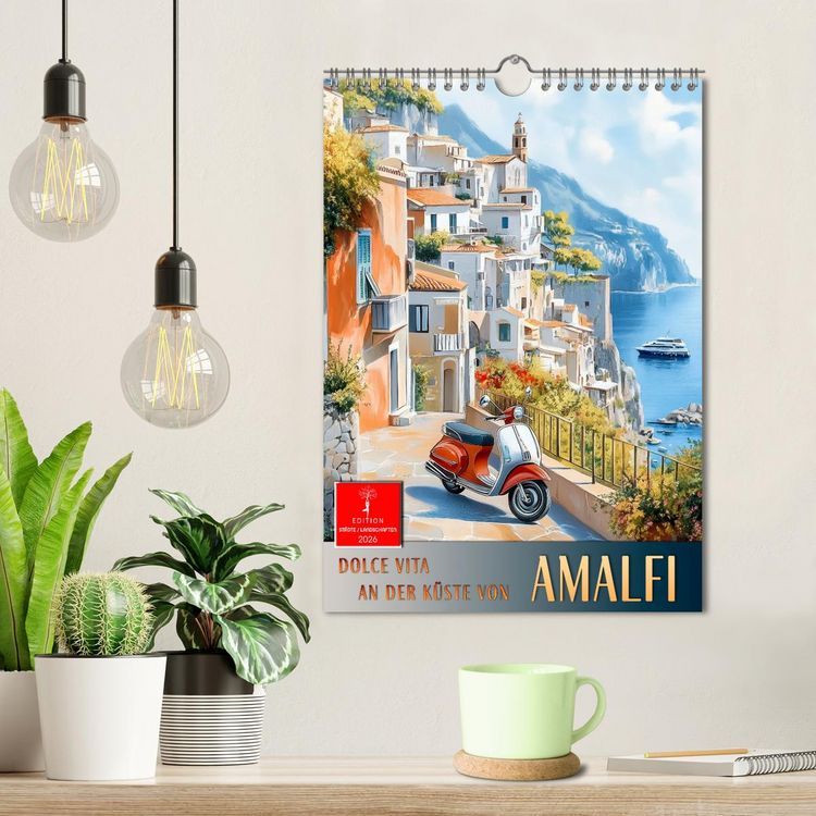 Produktbild: Dolce Vita an der K&uuml;ste von Amalfi (Wandkalender 2026 DIN A4 hoch), CALVENDO Monatskalender