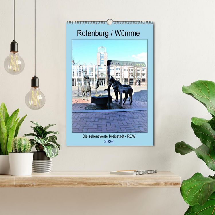 Produktbild: Rotenburg / W&uuml;mme - 2026 (Wandkalender 2026 DIN A3 hoch), CALVENDO Monatskalender
