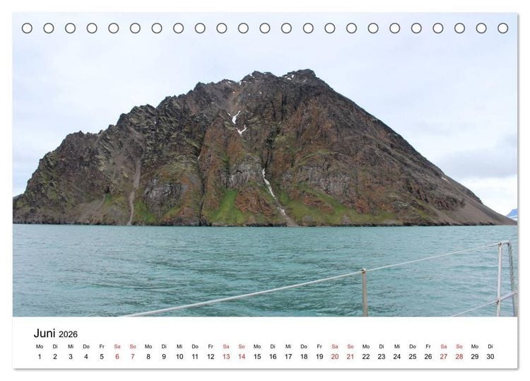 Produktbild: Svalbard 2026 (Tischkalender 2026 DIN A5 quer), CALVENDO Monatskalender