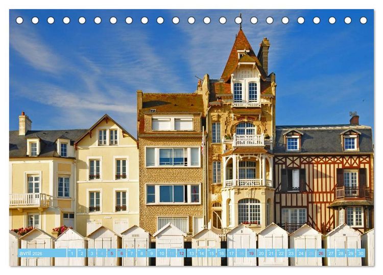 Produktbild: D&eacute;couvrez la Normandie (Calendrier de bureau 2026 DIN A5 vertical), CALVENDO calendrier mensuel
