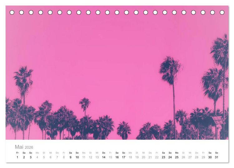 Produktbild: Farbrausch - die Welt in Pastell (Tischkalender 2026 DIN A5 quer), CALVENDO Monatskalender