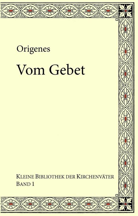 Produktbild: Origenes: Vom Gebet